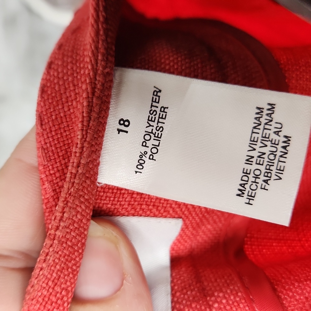 Alfred Dunner Red Textured Button-Front Jacket - Picture 9 of 9